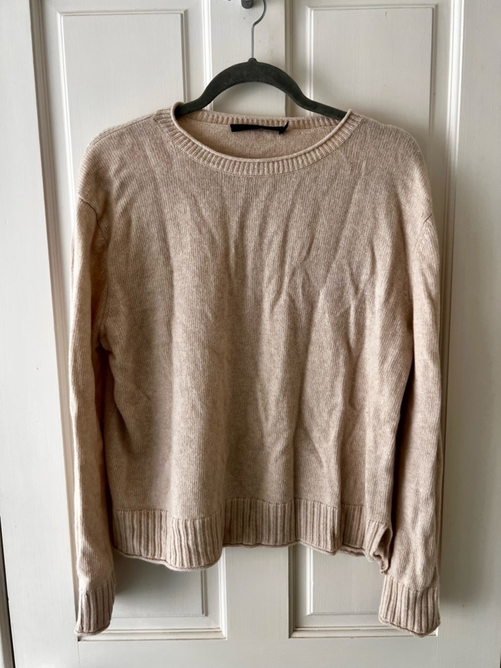 Jenni Kayne Beige Crewneck Sweater
